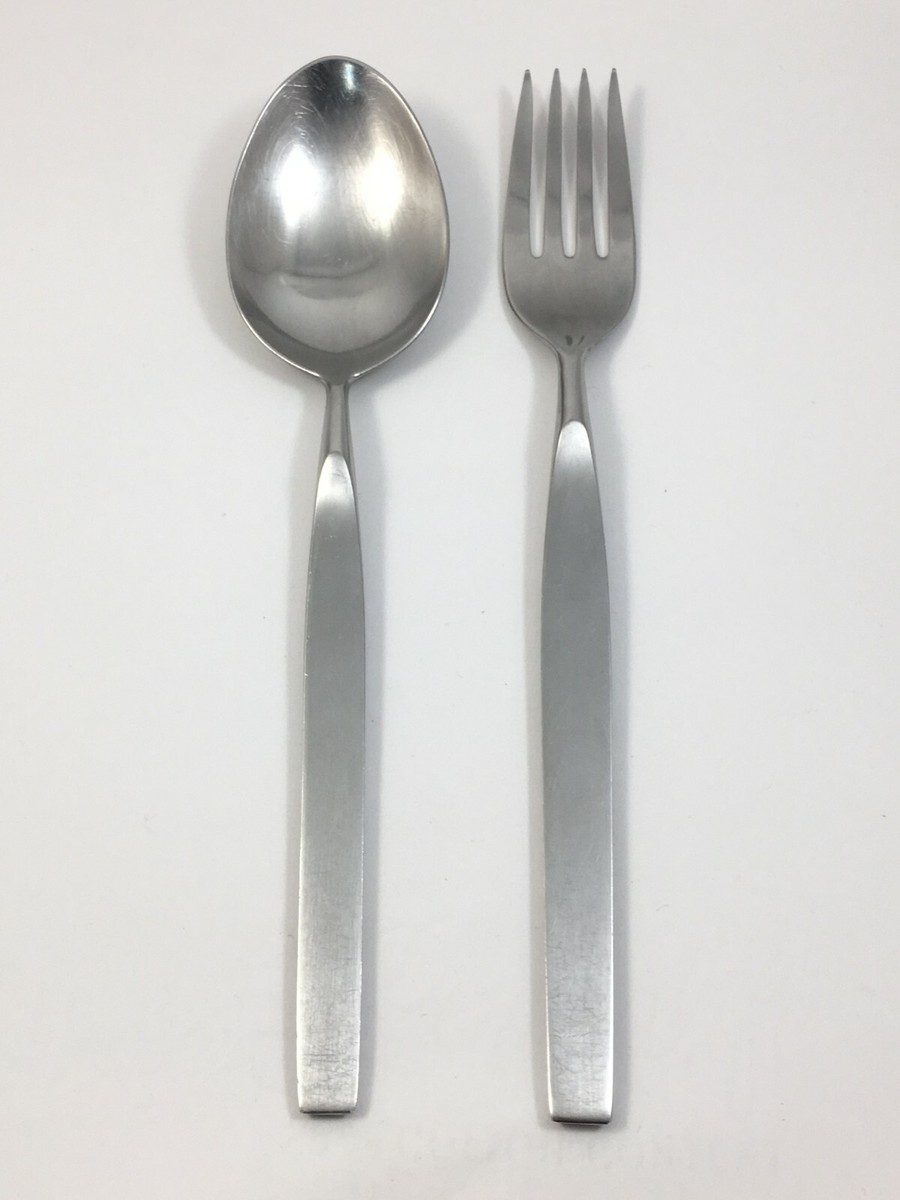WMF スプーン&フォーク各6本　シルバープレート　ヴィンテージ Vintage WMF Cromargan HARPER Finland 1 Soup Spoon, 1 Dinner Fork