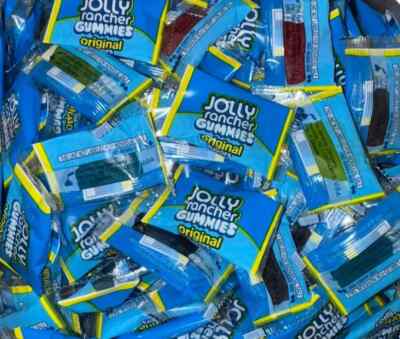 Jolly Rancher Gummies Assorted Fruit Flavored, Bulk Fun Size Candy (2 Pounds)