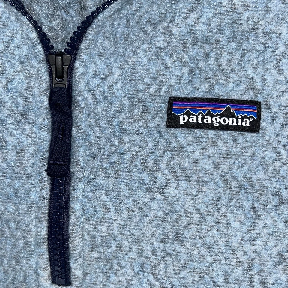 Patagonia Woolyester Fleece Pullover Blue Long Sleeve Women’s XS - Image 3 of 4