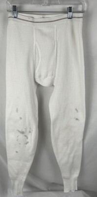 Vintage Hanes Insul Knit Pants Mens XL Thermal Underwear Warm Long John USA 