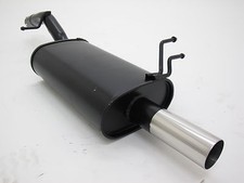 NOVUS Sportauspuff Endschalldämpfer 1x60mm passend für FORD FIESTA MK6 JH/JD