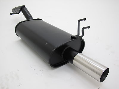 NOVUS Sportauspuff Endschalldämpfer 1x60mm passend für FORD FIESTA MK6 JH/JD