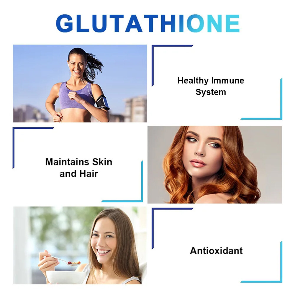 Glutathione Capsules Natural Anti-Aging Wrinkle Remover 700mg Skin  Whitening