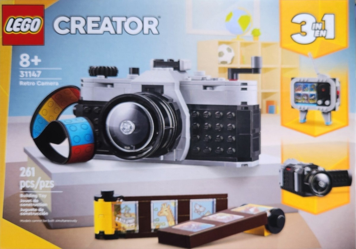 Lego Creator 31147 Retro Camera. 3 In One. PCS 261, Ages 8+ NEW | eBay