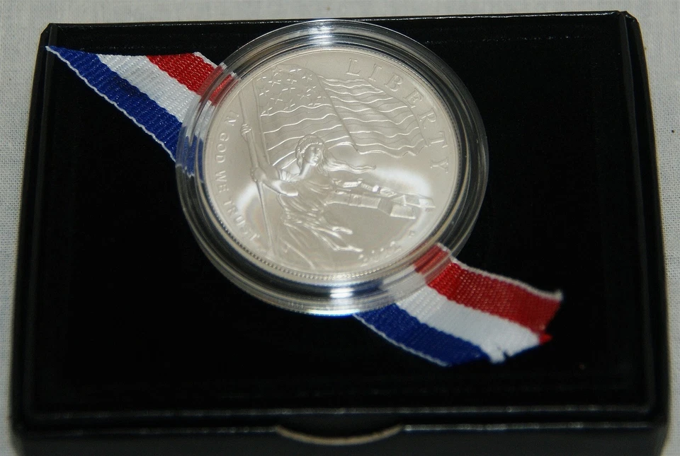 2012 P Star-Spangled Banner Commemorative 90% Silver $ Uncirculated w/OGP & COA - Image 4 of 4