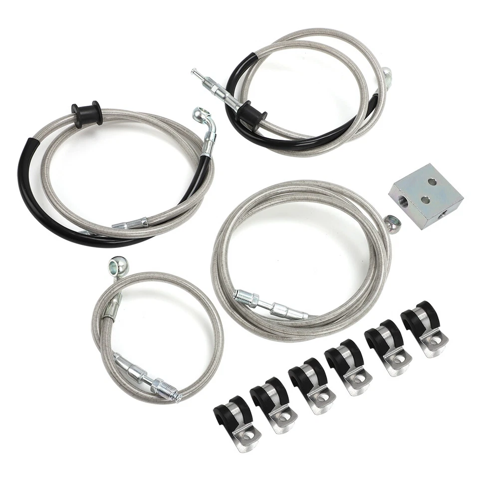 Front Brake Hose Line Kit For Can-Am Outlander 450 570 650 800 850 1000R 2012-23 - Image 3 of 4