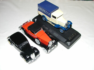 1/43 Vintage Solido -Citroen 15 Six + Duesenberg J + Citroen C4F 1930 Cars - NIB