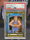 2024 Donruss Optic Basketball Fast Break Gold Nikola Topic #278 PSA 9
