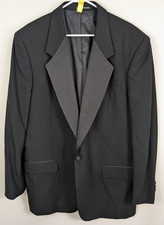 Pierre Balmain Tuxedo Men's 44L Black Wool Single Breasted