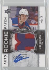 2018-19 Upper Deck The Cup Rookie 32/50 Lias Andersson #EC-LA Patch Auto 1e15