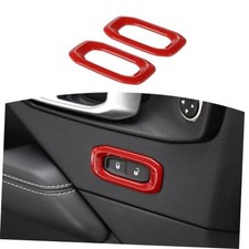for Wrangler JL Door Lock Switch Button Trim Cover for Jeep Wrangler JL Red
