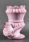 Boyd's Crystal Art Glass BIRD TOOTHPICK HOLDER #3 LAVENDER Purple 3-30-82 NOS — photo 2
