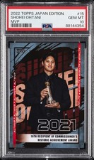 2022 Topps Japan Edition Mvp #15 Shohei Ohtani Psa 10