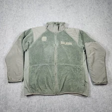 US Military Fleece Jacket Mens Medium Long Gen III Polartec Cold Weather Green