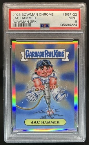 2025 Bowman Chrome Jac Caglianone GPK #BGP-22 Royals PSA 9