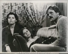 1978 Press Photo Marsha Mason, Susan Swift and John Beck star in "Audrey Rose"