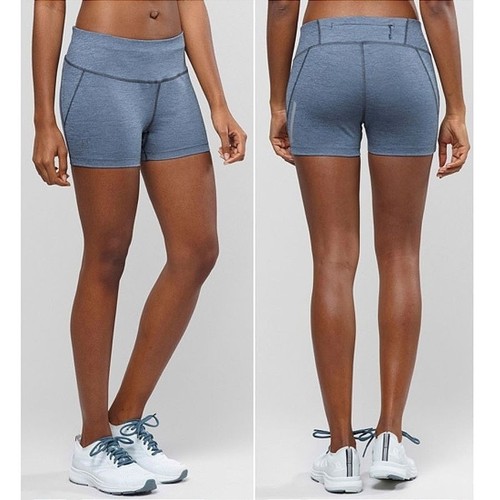 Salomon Agile Short Tight Women's Small Flint Stone Gray NWT Running Training
