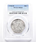 1944-D Walking Liberty Half Dollar MS64 PCGS *2710
