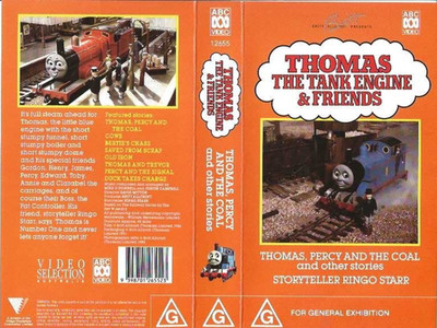 THOMAS THE TANK ENGINE THOMAS,PERCY AND THE COAL PAL VHS VIDEO~A RARE FIND
