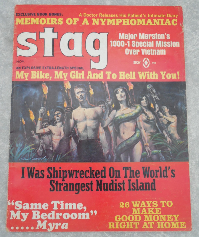 STAG Magazine NOVEMBER 1968, MAJOR MARSTON'S VIETNAM MISSION, ABOMINABLE SNOWMAN