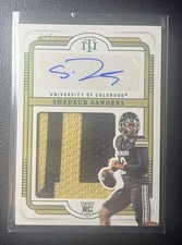 2025 Panini National Treasures Emerald 2/5 Jersey Number Shedeur Sanders