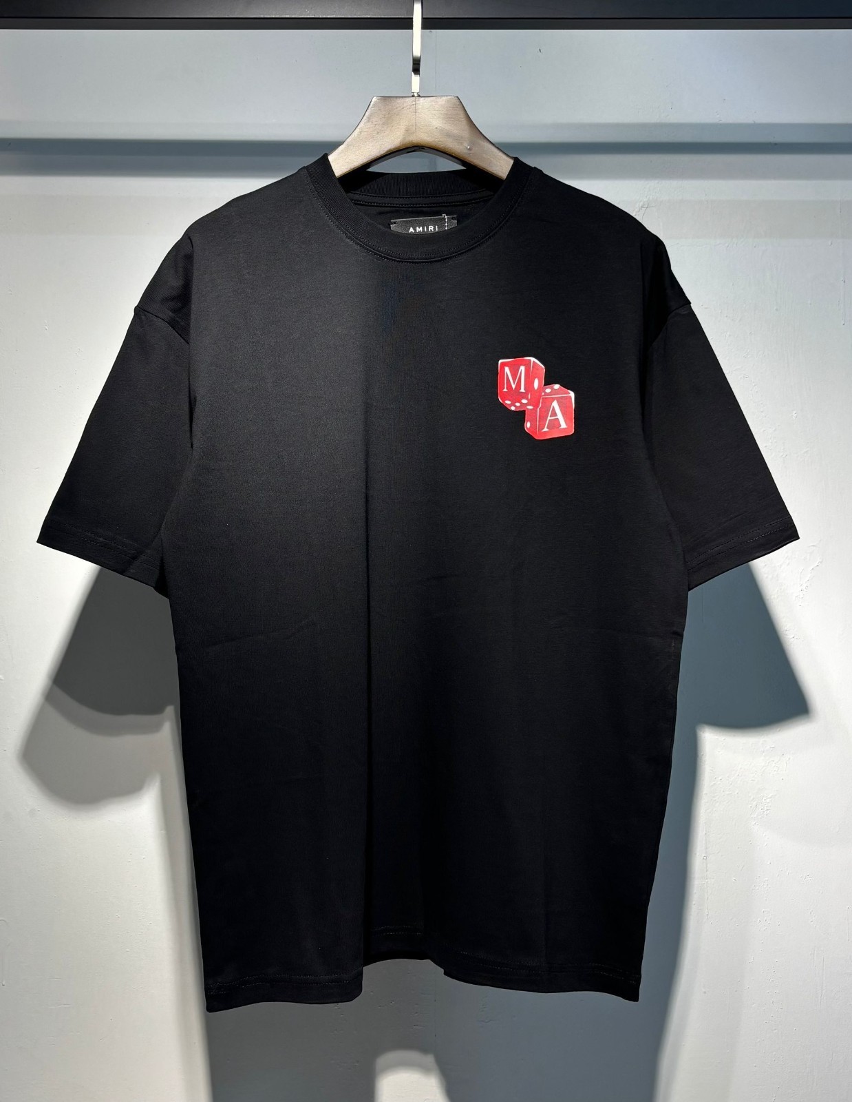 AMIRI Short Sleeve mens T-Shirt Black Size L