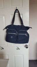 Kipling Erasto Tote Bag Weekend/Travel/Holdall Shoulder/Navy Blue NO MONKEY 