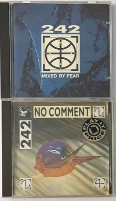 2x Front 242 CD Konvolut- Mixed By Fear 1991 + No Comment 1992 - Electronic EBM