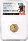 2026 $5 1/10-oz American Gold Eagle NGC MS70 FDI Black Label