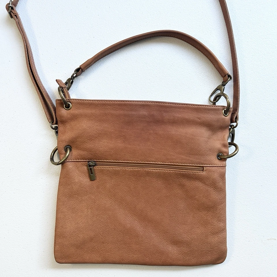 I Medici Италии старые деньги кожи через плечо наплечная сумка тихий роскошный верблюд мягкий - Изображение 4 из 4