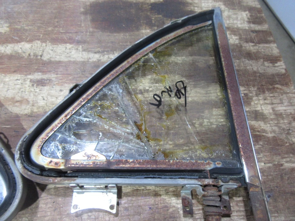 Chevrolet Stileline 1949 1950 sedán puerta ventilación ventana marco vidrio molduras piezas trasero Foto 4 de 4