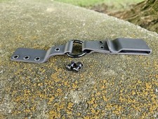 Kydex Dangler with CLIP style loop, fits most sheaths with 3/4" mount holes (BK)