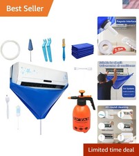 11-Piece Mini Split AC Cleaning Kit with Wall Protection Cloth - Air Conditioner