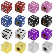 Dice Valve Caps New For Lowrider Bmx Chopper Bikes All Colors