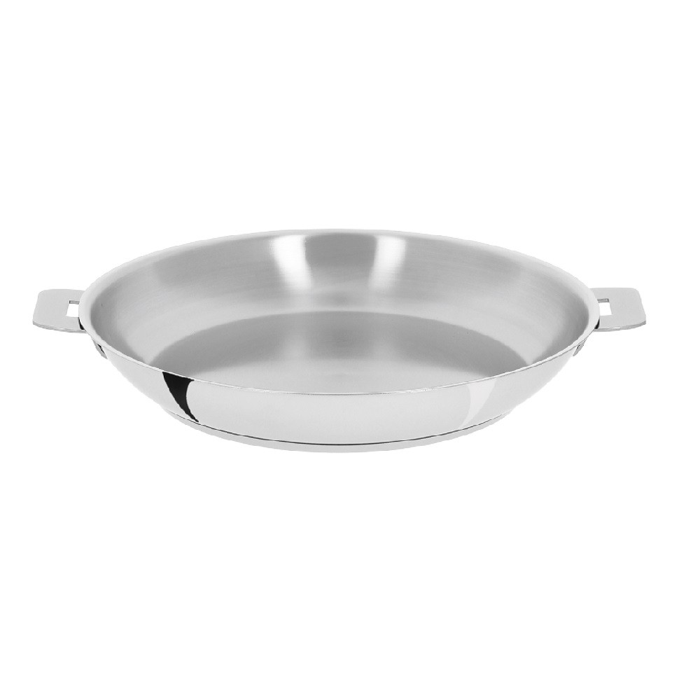 Poêle inox Mutine 24 cm Cristel pour une cuisson saine au quotidien