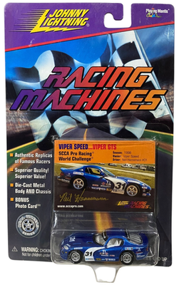 #ad Johnny Lightning Racing Machine SCCA Blue 31 Dodge Viper GTS Neil Hannermann NEW $11.88