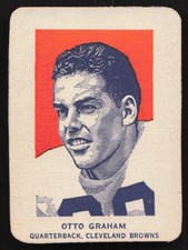 1952 Wheaties Otto Graham Cleveland Browns - Hand Cut