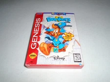 Disney's Bonkers Toon Cop with coloring book poster! ☆☆ Complete Sega Genesis