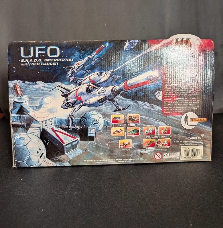 GERRY ANDERSON UFO S.H.A.D.O. INTERCEPTOR WITH UFO SAUCER DIECAST - Image 2 of 4