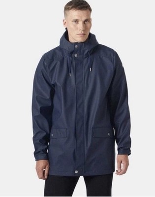 Helly Hansen Men's Navy Moss Rain Jacket Coat NWT XXL