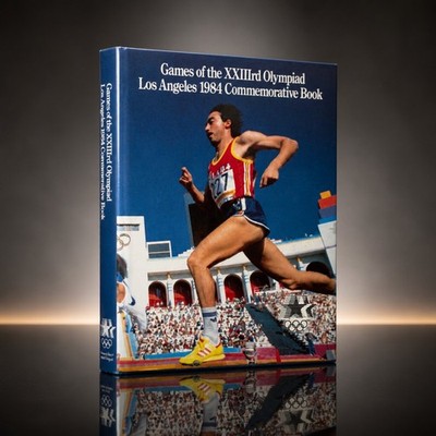 Los Angeles 1984 Olympics Commemorative Book   XXIIIrd Olympiad   Hardcover