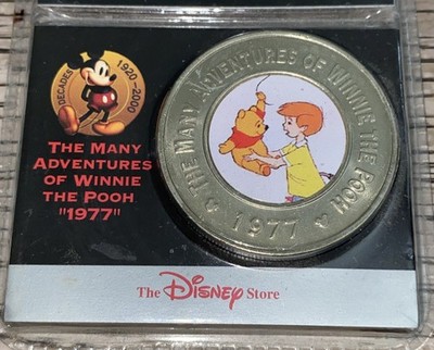 Disney Decades Coins #20 Many Adventures of Winnie the Pooh 1977 Sealed