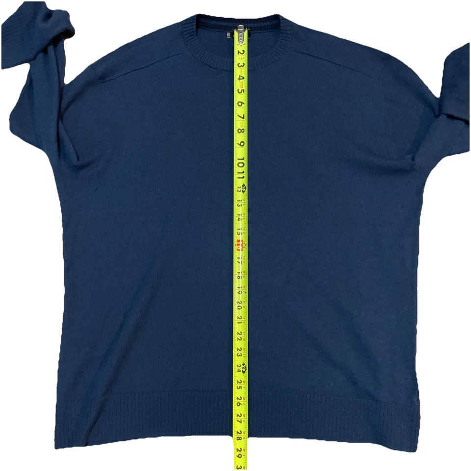 SmartWool Lightweight Crew Sweater Wool Blend in Navy Blue XXL 2XL - Image 3 of 4