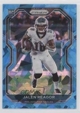 2020 Panini Prizm Rookie Blue Ice Prizm 62/99 Jalen Reagor #342 0c3