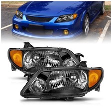 Anzo 121107 Headlight For Mazda Protege 2001-2003 Left And Right Black Housing