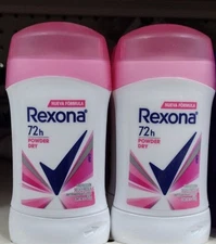 2X Rexona Powder Dry Deodorant ( Desodorante Powder Dry ) 2 Of 45g Ea -Free Ship