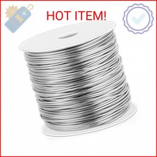 cridoz 18 Gauge Stainless Steel Wire for Jewelry Making, 1mm Baling Wire for Wra