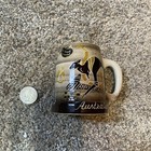Vintage LITTLE SYDNEY POTTERY Mug Cup Kangaroo Boomerang Brown  Hand Painted — photo 2