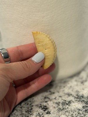 Ultra Rare Conjoined Ritz Cracker Factory Error  One of a Kind Snack Collectible