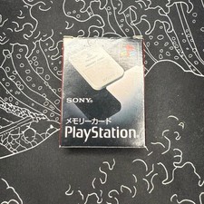 Sony PlayStation 1 Memory Card SCPH-1020   Original Japan Boxed-Open Box - Teste